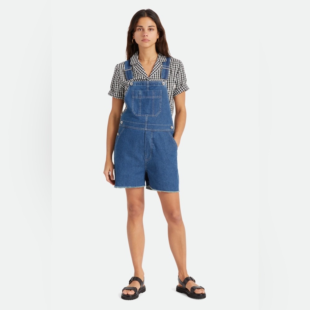 Brixton Denim Short Overalls